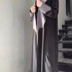 عباية كريب اسود
