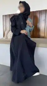 عباية كتان ملون