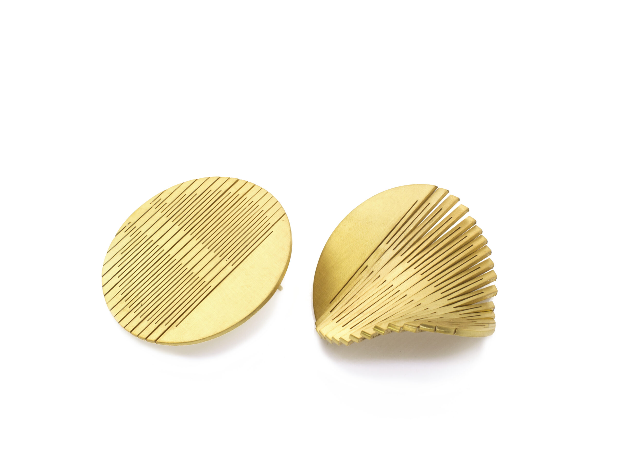 2424971743 LIQUIFY classic circle large earrings - الصورة 1