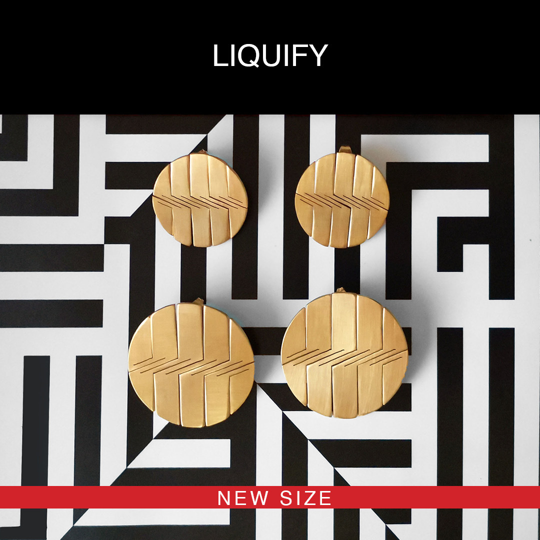 2426786964 LIQUIFY CIRCLE Small Earrings - الصورة 1