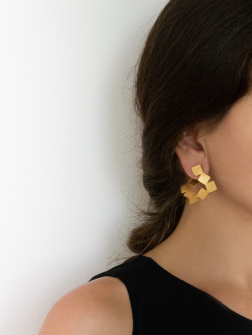 2616967075 SQUARES Earrings - الصورة 1