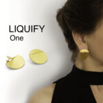 LIQUIFY -ONE- circle earrings
