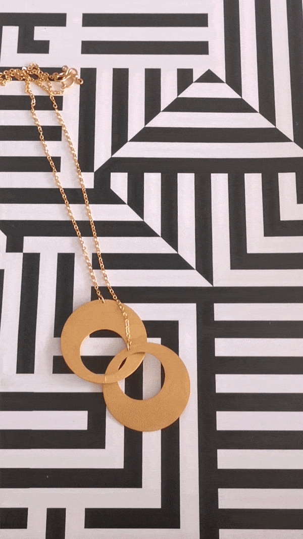 3511669820 Circular -Large Necklace- - الصورة 1
