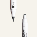 Cara Duo Perfect Stamp Eyeliner, double-ended, stamp and draw, black.<br/> <br/> - Image 3