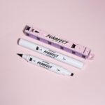 Cara Duo Perfect Stamp Eyeliner, double-ended, stamp and draw, black.<br/> <br/> - Image 2